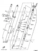 FRONT FORK for Yamaha TRX 1997