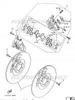 FRONT BRAKE CALIPER for Yamaha TRX 1997