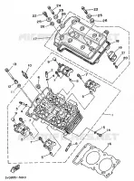 CYLINDER HEAD  for Yamaha TRX 1997
