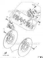 FRONT BRAKE CALIPER for Yamaha TRX 1997