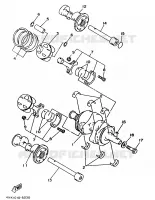 CRANKSHAFT / PISTON for Yamaha TRX 1997
