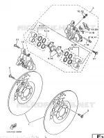 FRONT BRAKE CALIPER for Yamaha TRX 1997