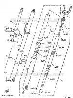 FRONT FORK for Yamaha TRX 1997