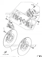 FRONT BRAKE CALIPER for Yamaha TRX 1997