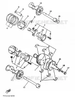 CRANKSHAFT / PISTON for Yamaha TRX 1997
