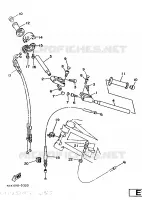 HANDLEBAR & CABLES for Yamaha TRX 1997