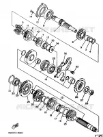 TRANSMISSION for Yamaha TRX 1997