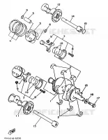 CRANKSHAFT / PISTON for Yamaha TRX 1997