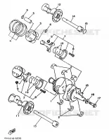 CRANKSHAFT / PISTON for Yamaha TRX 1998