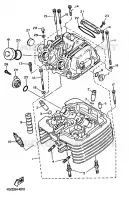 CYLINDER HEAD  for Yamaha TTE 1997