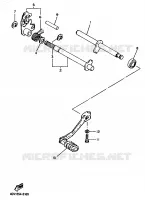 GEAR SHIFT SHAFT / LEVER for Yamaha TTE 1997