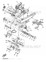 SWINGARM for Yamaha TTE 1997