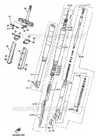 FRONT FORK for Yamaha TTE 1997