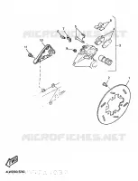 REAR BRAKE CALIPER for Yamaha TTE 1997