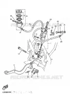 REAR BRAKE MASTER CYLINDER for Yamaha TTE 1997