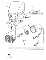 HEADLIGHT for Yamaha TTE 1997