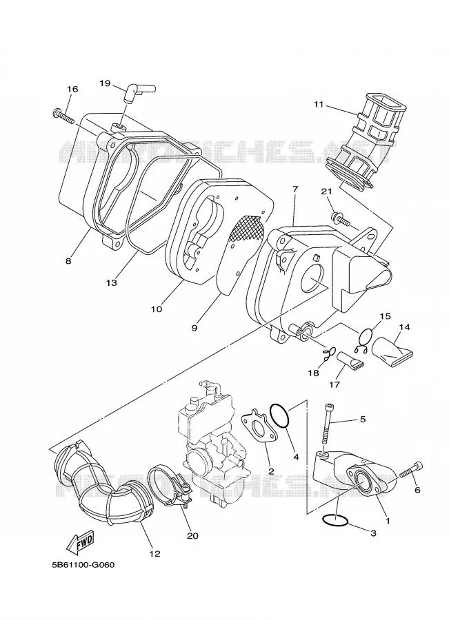 INTAKE Yamaha MOTO 110 2009 TTRE  TT-R110EY