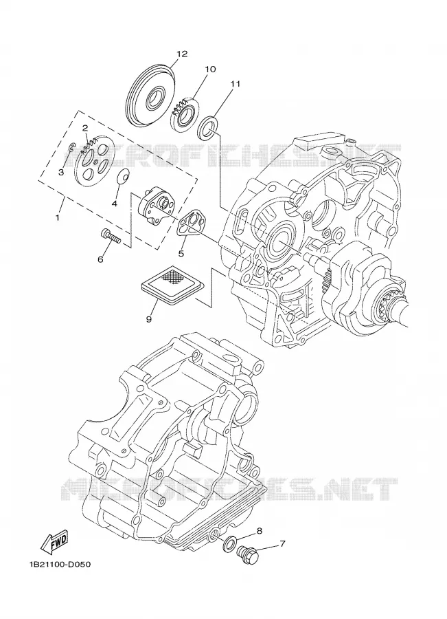 OIL PUMP Yamaha MOTO 125 2005 TTRE  TTR125E