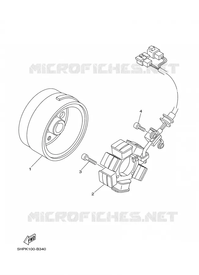 IGNITION Yamaha MOTO 125 2007 TTRE  TTR125E