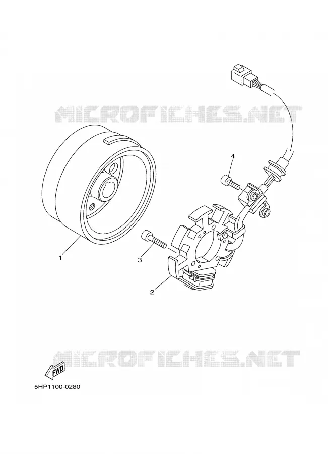 IGNITION Yamaha MOTO 125 2001 TTR  TTR125LN