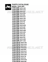 CATALOGUE for Yamaha TTR 2001