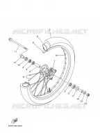 FRONT WHEEL 2 for Yamaha TTR 2001