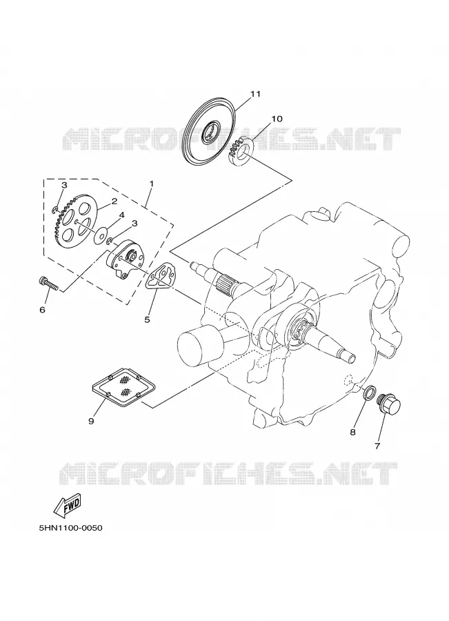 OIL PUMP Yamaha MOTO 90 2001 TTR  TTR90