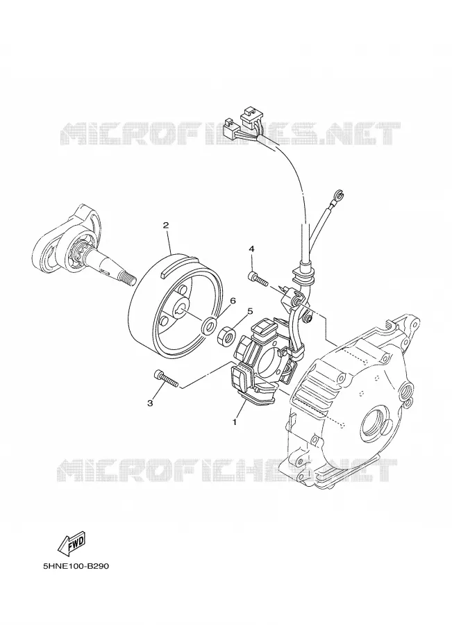 IGNITION Yamaha MOTO 90 2003 TTRE  TTR90E