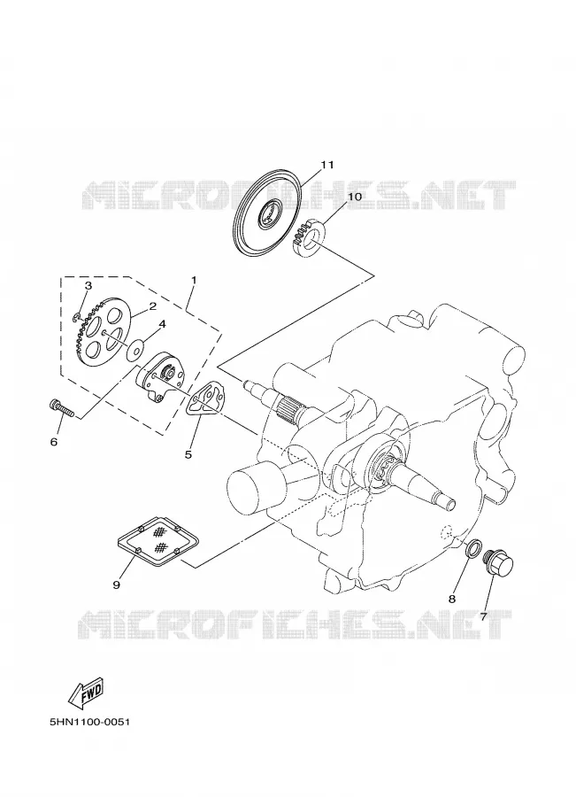 OIL PUMP Yamaha MOTO 90 2006 TTRE  TTR90E