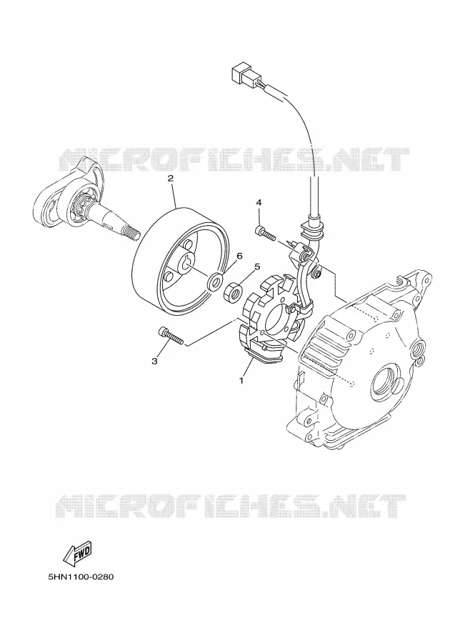 IGNITION Yamaha MOTO 90 2002 TTR  TTR90P