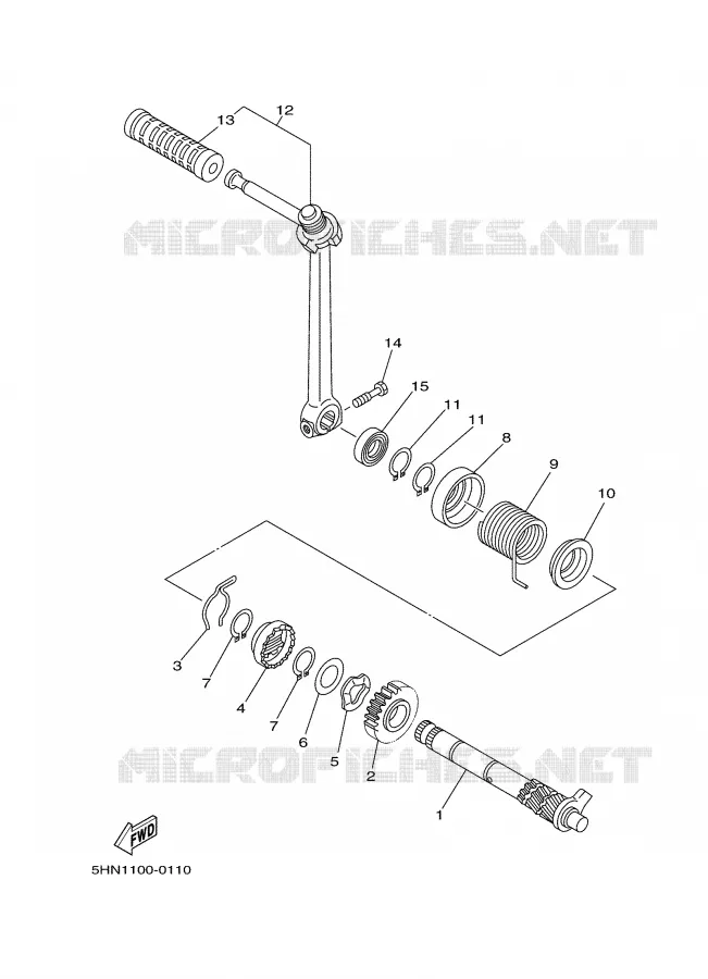 STARTER MOTOR Yamaha MOTO 90 2004 TTR  TTR90S