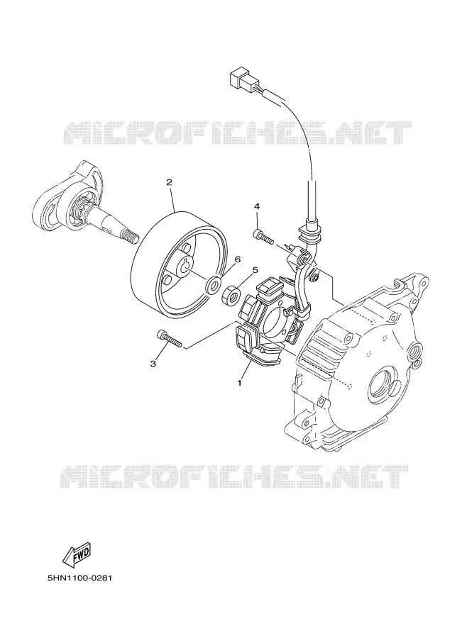 IGNITION Yamaha MOTO 90 2006 TTR  TTR90V