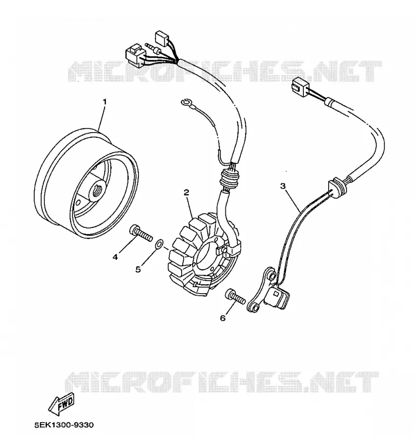 IGNITION Yamaha MOTO 125 1999 TW  TW125