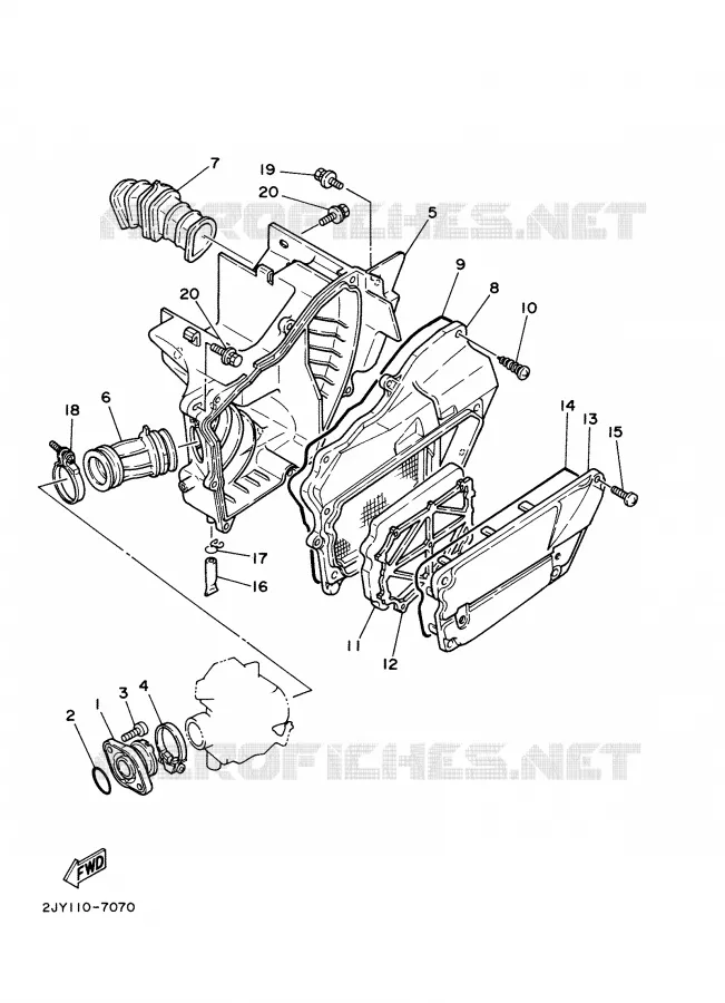 INTAKE Yamaha MOTO 125 2000 TW  TW125