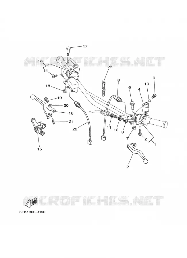 SWITCH / LEVER Yamaha MOTO 125 2002 TW  TW125