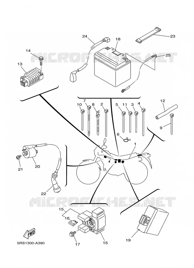 ELECTRICAL 1 Yamaha MOTO 125 2002 TW  TW125