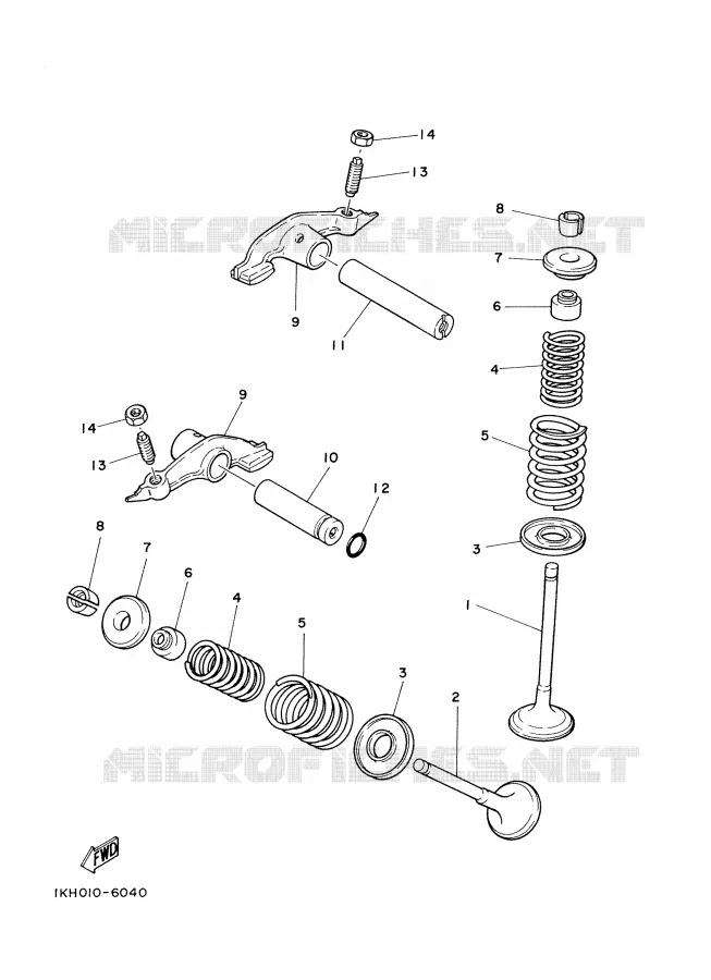 VALVE Yamaha MOTO 125 2002 TW  TW125