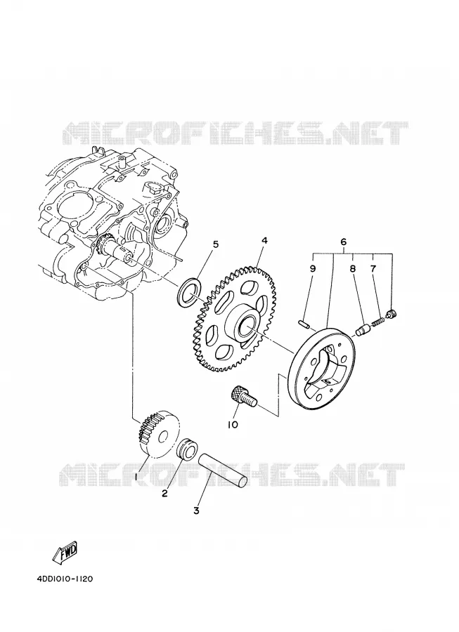STARTER MOTOR Yamaha MOTO 125 2004 TW  TW125