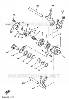 GEAR SHIFT SELECTOR DRUM / FORKS for Yamaha TZ 1993