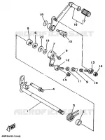 GEAR SHIFT SHAFT / LEVER for Yamaha TZ 1993