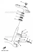 STEERING for Yamaha TZ 1993