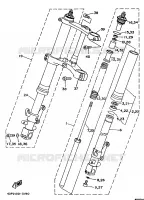 FRONT FORK for Yamaha TZ 1993