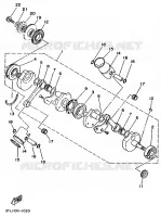 CRANKSHAFT / PISTON for Yamaha TZ 1993