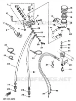 FRONT MASTER CYLINDER for Yamaha TZ 1993
