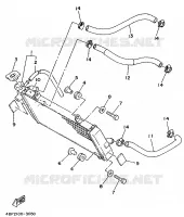 RADIATOR / HOSES for Yamaha TZ 1993