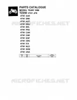 CATALOGUE for Yamaha TZ 1996