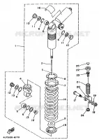 REAR SHOCK ABSORBER for Yamaha TZ 1996