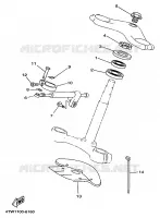 STEERING for Yamaha TZ 1996