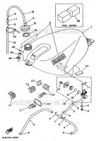 FUEL TANK for Yamaha TZ 1996