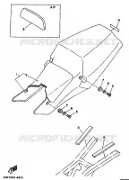 SEAT for Yamaha TZ 1996